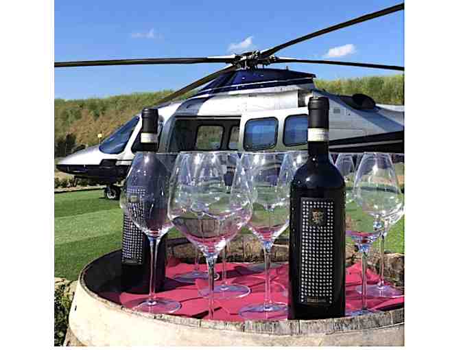 Luxury in Tuscany for Two: Helicopter Wine Tour & Gourmet Experience at Tenuta Torciano