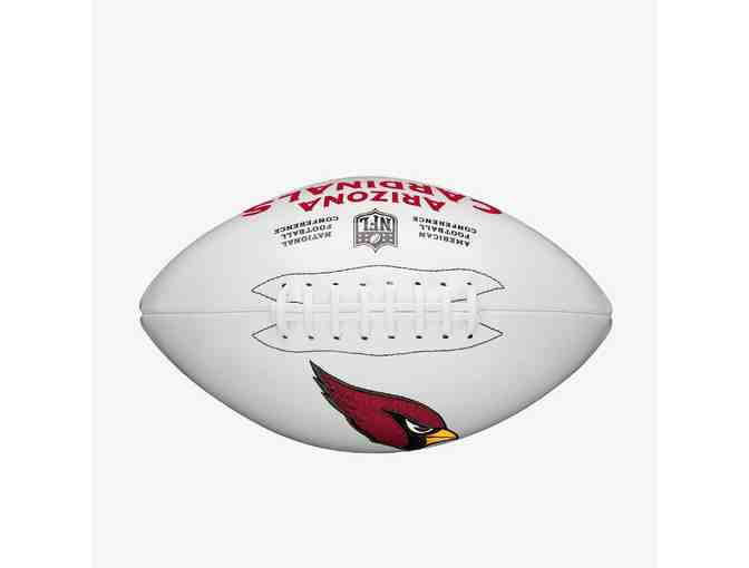 Football Signed by Arizona Cardinals #14 Michael Wilson