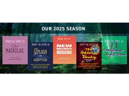 2 season tickets to all MCT shows!