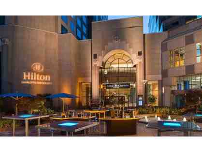 2 Night Hotel Stay Hilton Charlotte Uptown + Breakfast for 2