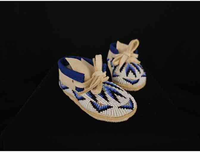 Baby Moccs with Matching Earrings