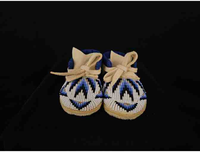 Baby Moccs with Matching Earrings