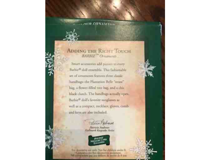 Hallmark Keepsake Ornament 2004 Adding The Right Touch Barbie Miniature