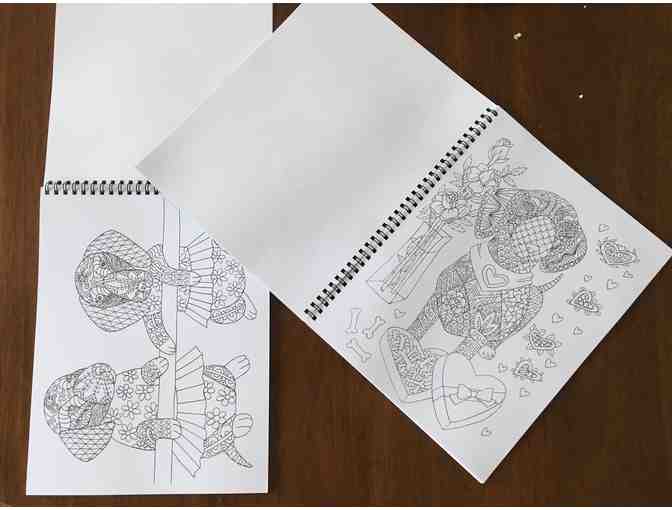 TWO Dachshund Coloring Books - Vol 1 AND 2