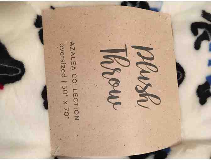 Blanket -- Dachshund Stripes Azalea Throw - Super soft!!!