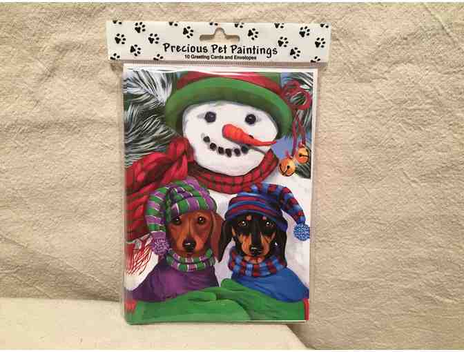 Christmas Cards!  FROSTY & COMPANY - Precious Pet Paintings