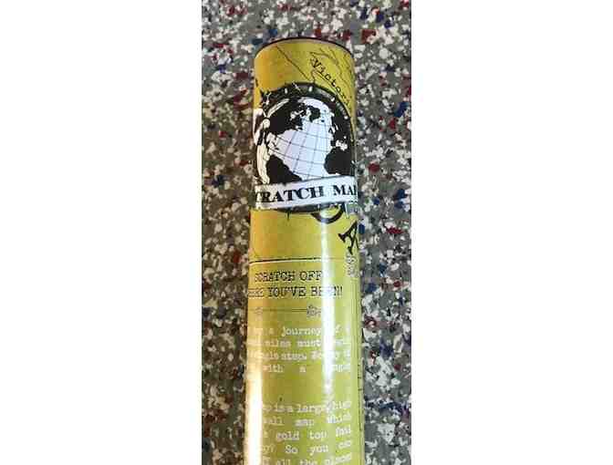 Scratch-off Where You Have Been Map