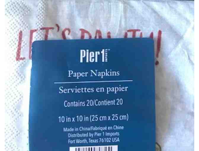 Let's Pawty! Napkins