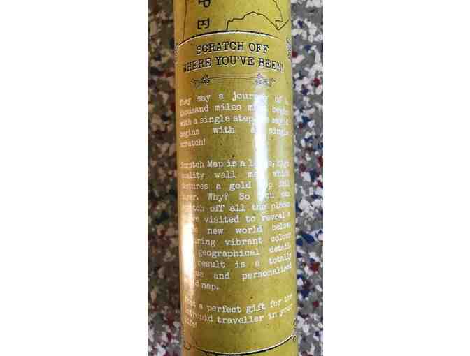 Scratch-off Where You Have Been Map