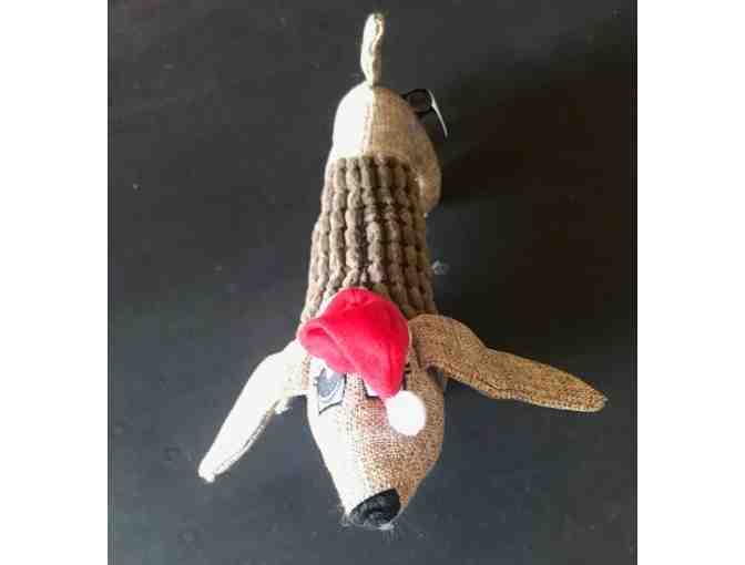 Dachshund Shaped Dog Toy