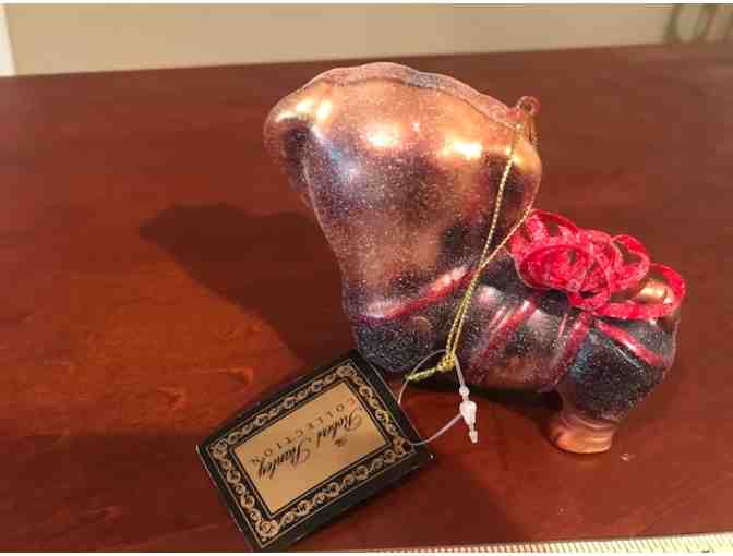Glass Dachshund Ornament