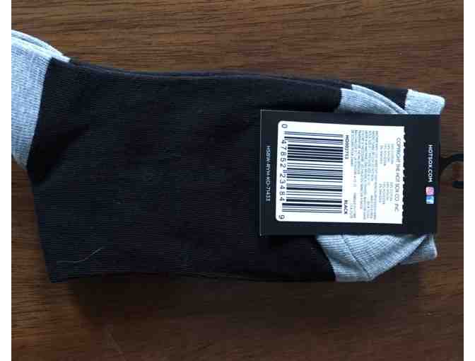 Get a Long Little Doggie Socks with black background! (Women's)