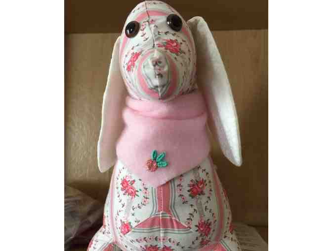 Stuffed pink dachshund - Handmade!