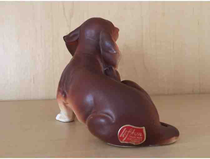 Ceramic Dachshund Figurine - Vintage - Lefton - RARE!