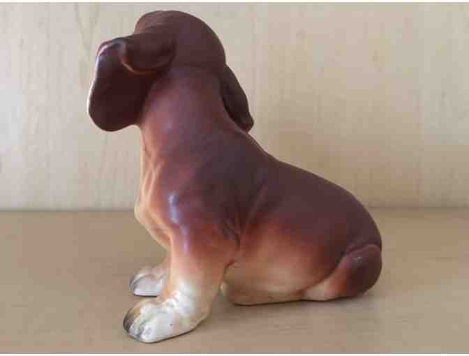 Ceramic Dachshund Figurine - Vintage - Lefton - RARE!