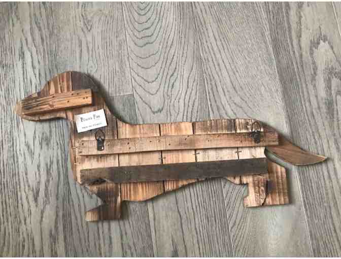 Wooden Beware Doxie Sign