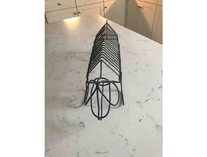 Metal Dachshund Shaped Letter Holder