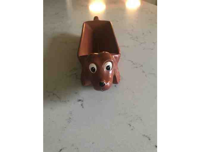 Dachshund Shaped Jewelry Dish