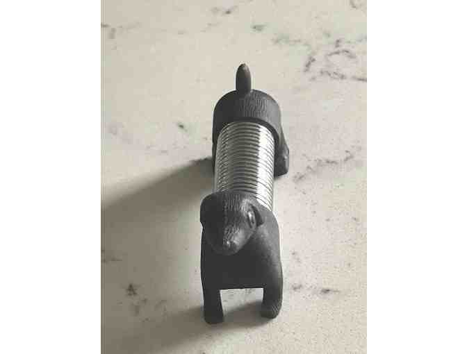 Dachshund Shaped Memo Holder