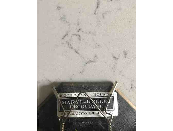 Dachshund Decoupage Decor Plate - Handmade in USA by Marye-Kelley - Unique!