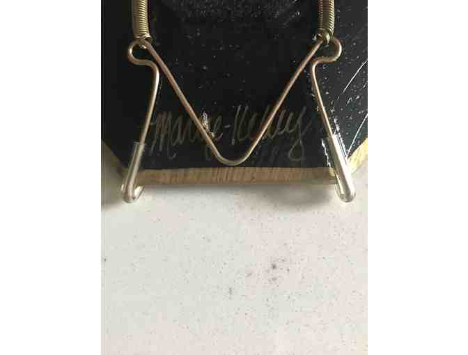 Dachshund Decoupage Decor Plate - Handmade in USA by Marye-Kelley - Unique!