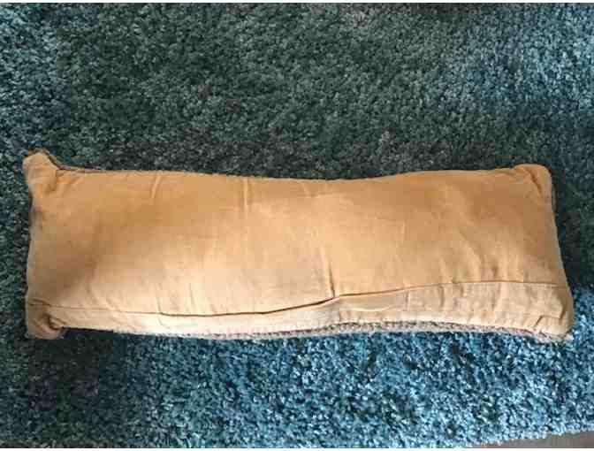 DACHSHUND 8'X24' LUMBAR HOOKED WOOL PILLOW