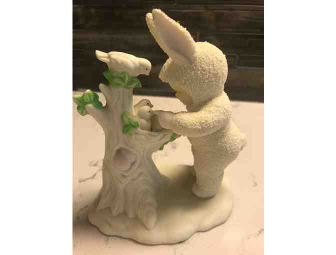 2 Vintage Babies, in Easter Bunny Suits, Dept. 56, Collectible Figurines