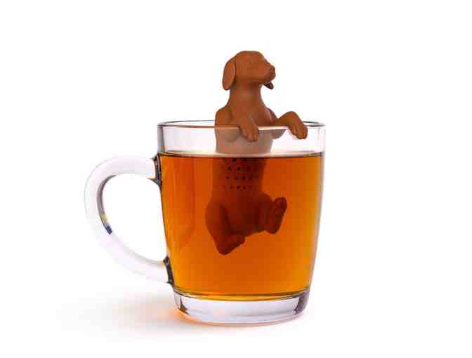 Dachshund Tea Infuser Plus 1 Bag Loose Leaf Tea