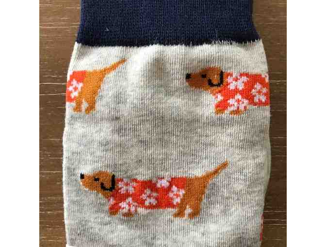 Mens Dachshund Crew Socks