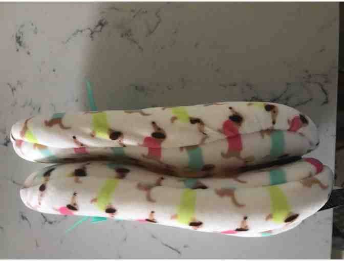 Ladies Slippers with Dachshunds