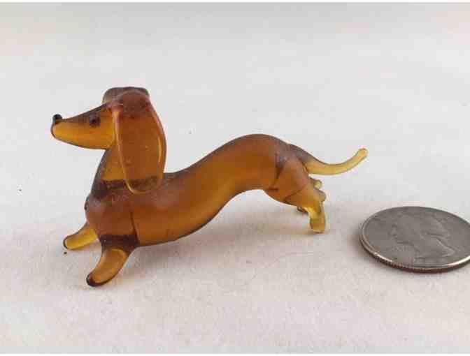 Blown Glass Dachshunds ~~  Set of THREE