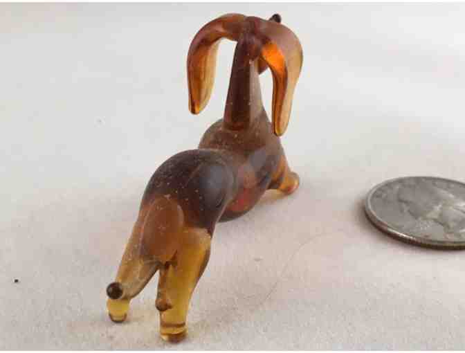 Blown Glass Dachshunds ~~  Set of THREE