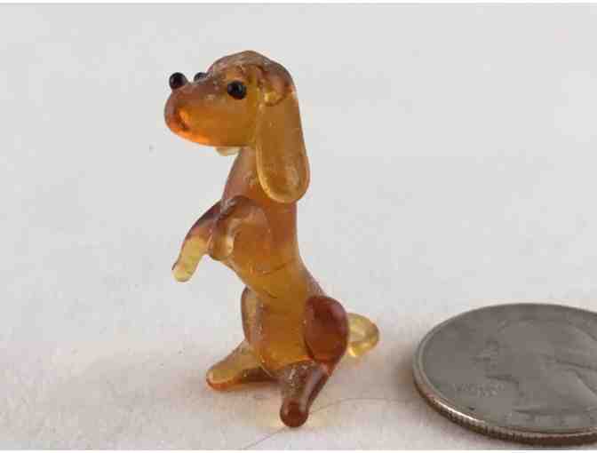 Blown Glass Dachshunds ~~  Set of THREE