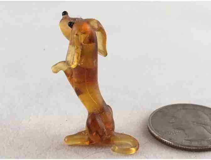 Blown Glass Dachshunds ~~  Set of THREE