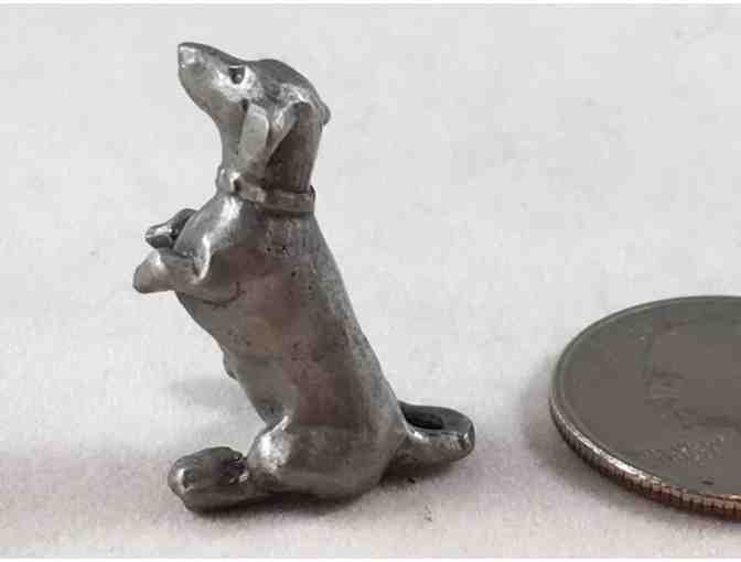 Pewter Dachshund from Rawcliffe Pewter Company! Vintage!!