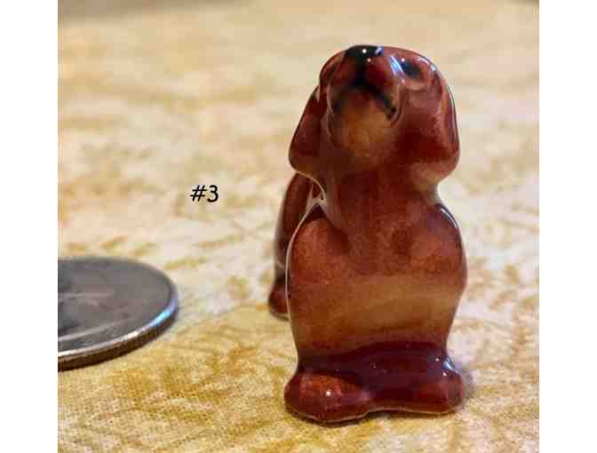 FOUR Porcelain or China Dachshund Figurines~~~~~VINTAGE
