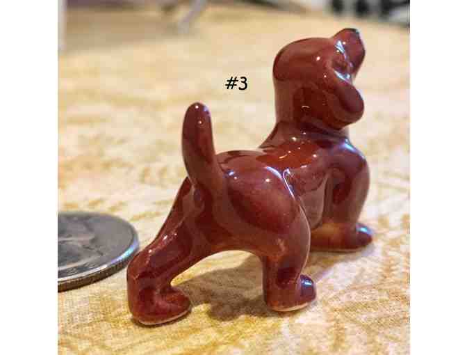 FOUR Porcelain or China Dachshund Figurines~~~~~VINTAGE
