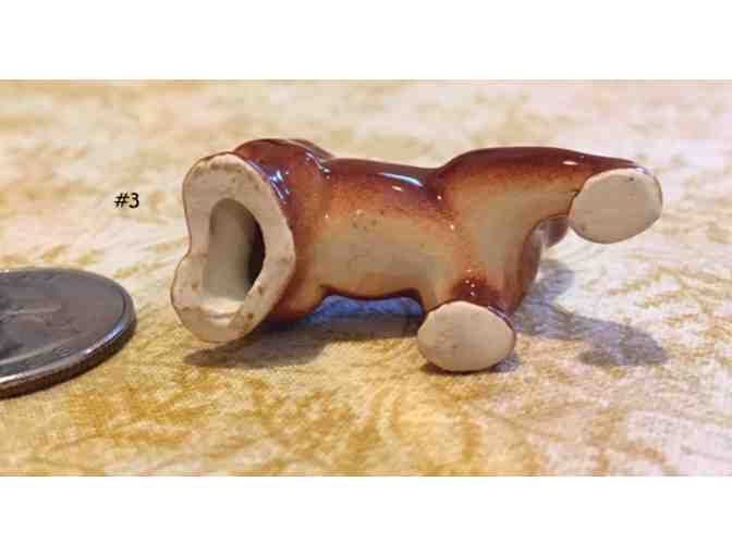 FOUR Porcelain or China Dachshund Figurines~~~~~VINTAGE