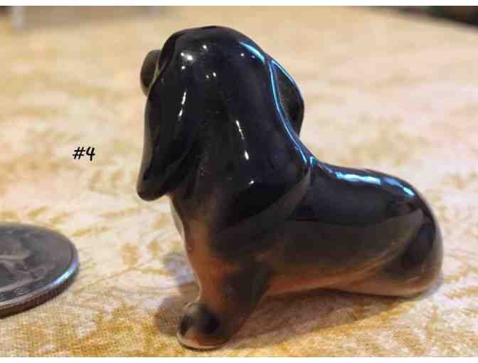 FOUR Porcelain or China Dachshund Figurines~~~~~VINTAGE