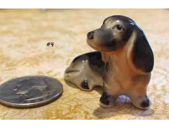 FOUR Porcelain or China Dachshund Figurines~~~~~VINTAGE
