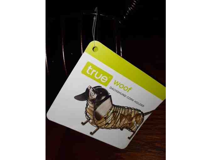 True Fabrication Woof Dachshund Cork Holder