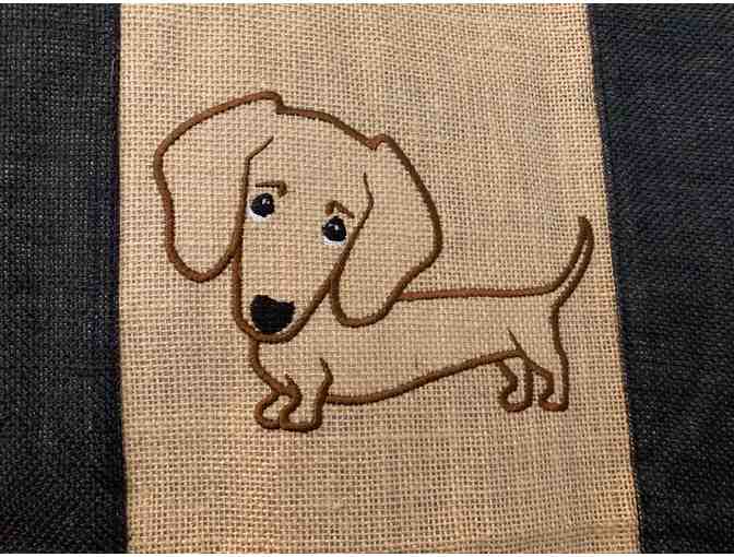Tote ~~ Jute Dachshund Tote!