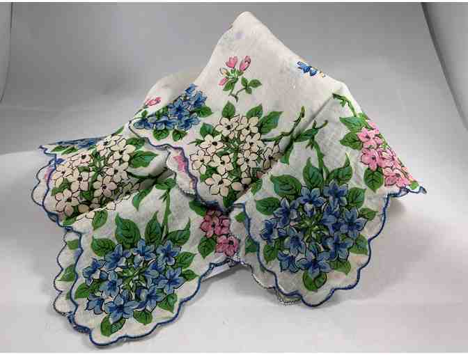 Bandanna's - Four (4) Vintage Handkerchiefs / Bandanna's for 8' - 9' dog neck