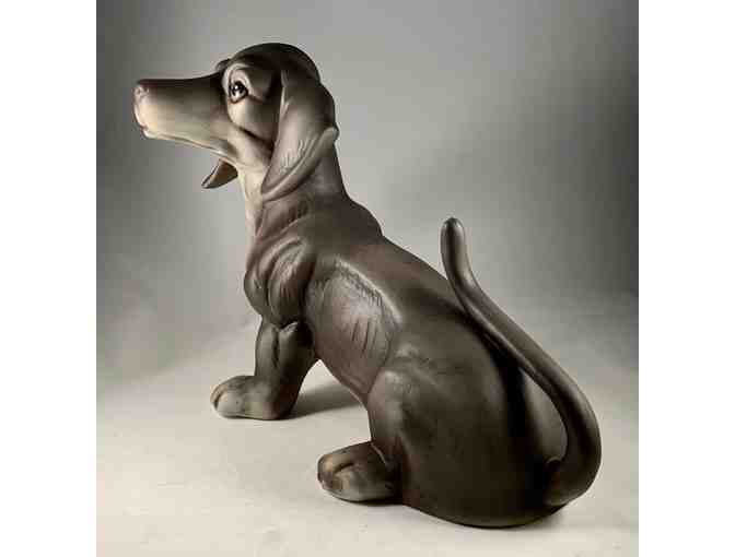 Music Box - Vintage 1980 Musical Dachshund MSR Imports Plays Edelweiss - Matte finish