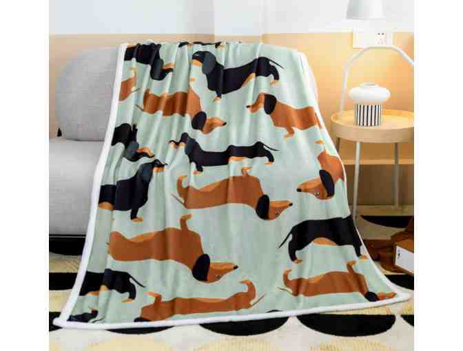 Dachshund Fleece Blanket