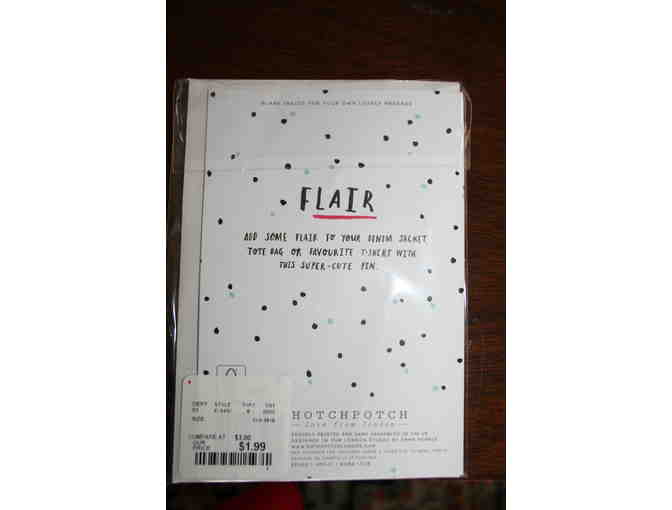 Dachshund Birthday Card with Enamel Pin