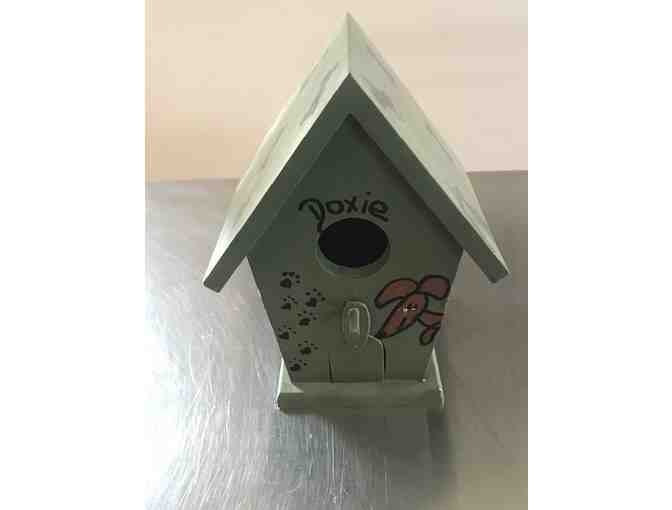 I Love my Dachshund Hand-Painted Birdhouse