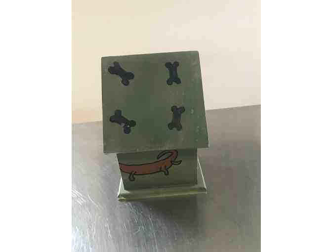 I Love my Dachshund Hand-Painted Birdhouse