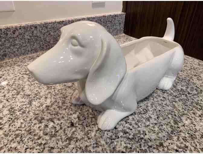 Ceramic Dachshund Planter
