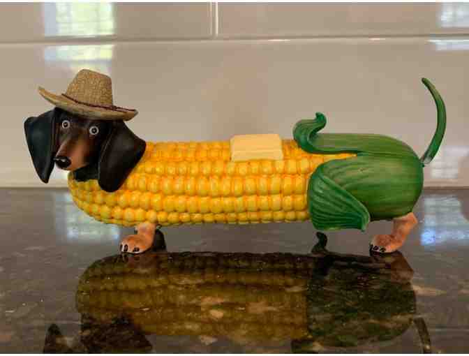 Hot Diggity Dachshund 'Corn Dog' -- DAMAGED!!! Missing Leg!!!!